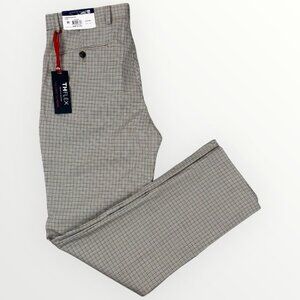 Tommy Hilfiger Gray and White Dress Pants
